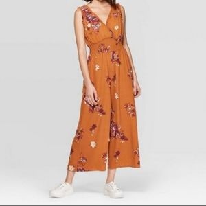 Xhilaration Floral Jumpsuit